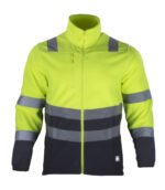 Micropolar bicolor de alta visibilidad clase 2 para hombre