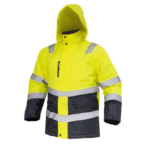 Parka térmica de alta visibilidad para hombre