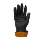 Guantes de albañil Resistor reforzados negro y naranjo - Imagen 2