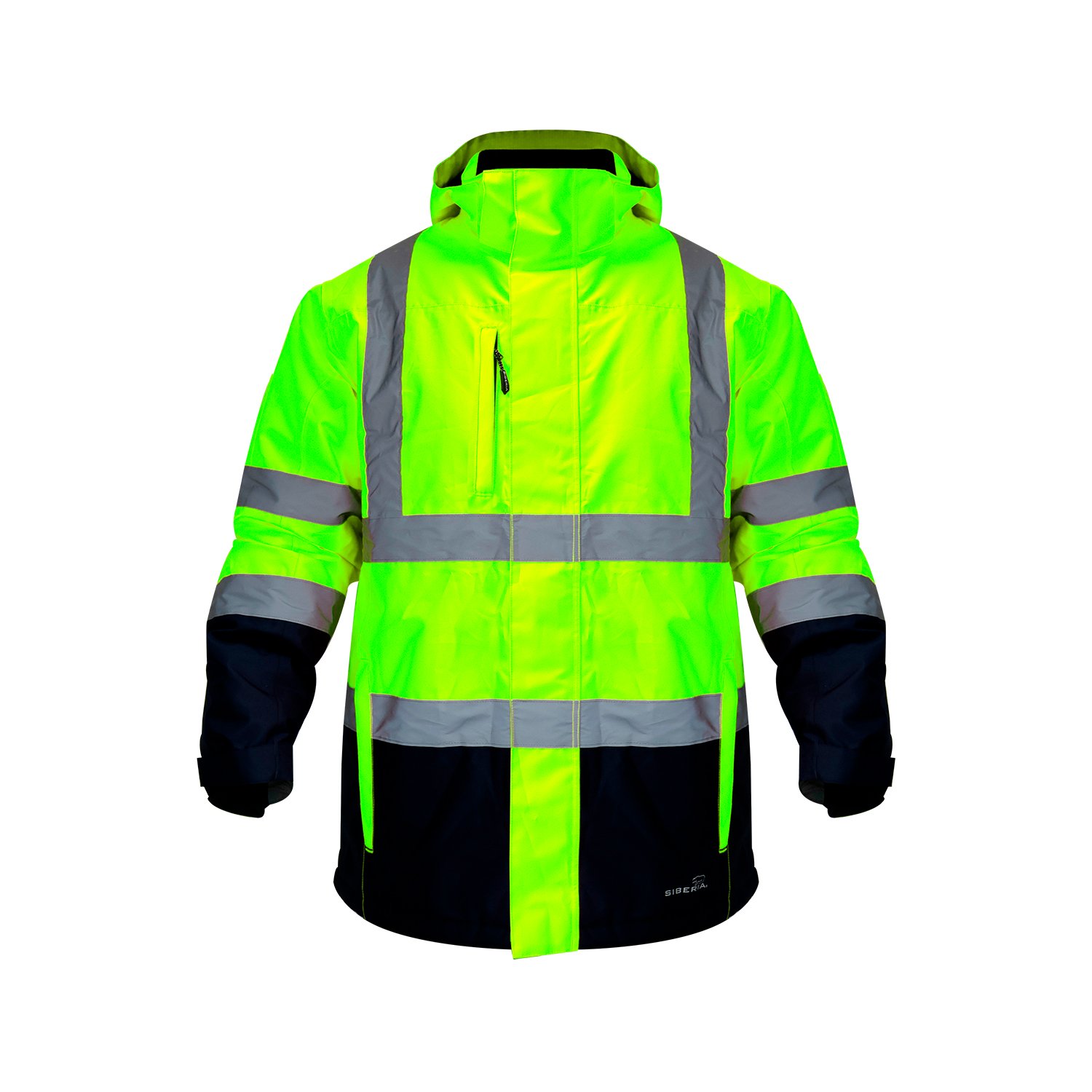 1068298-THERM-360-AM-FRENTE.jpg Parka Siberia Therm 360 bicolor amarillo y azul - Imagen 1
