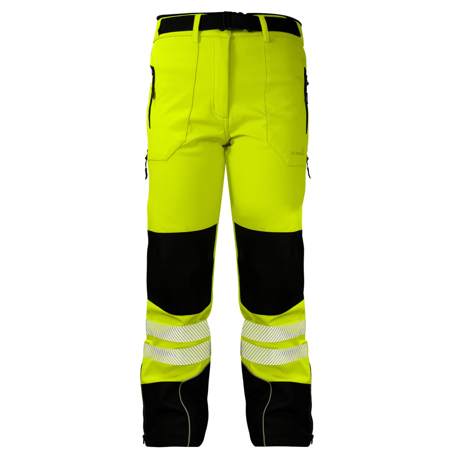 1078436-PANTALON-M100-HV-BICOLOR-H-FRENTE-AM_28229.jpg Pantalón softshell Siberia M-360 de alta visibilidad amarillo - Imagen 1
