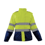 Parka Siberia Nebraska S10 para mujer azul y amarillo
