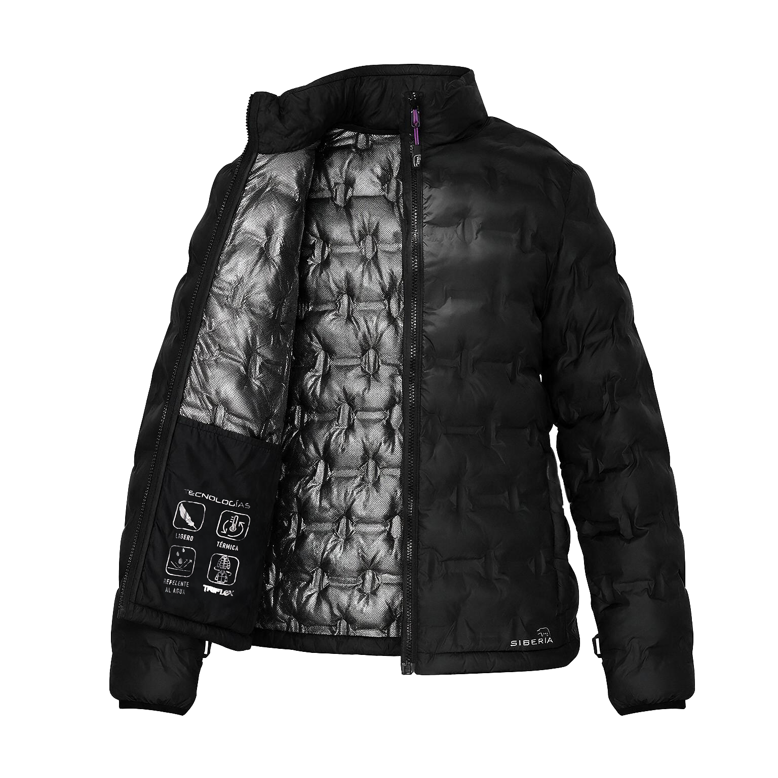 1105889-PARKA-interior-detalle.png Parka térmica Siberia TRI-105 para mujer - Imagen 1
