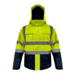 Parka Siberia Nebraska S10 azul y amarillo