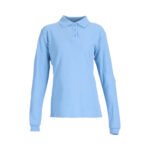 Polera piqué Maritex para mujer manga larga 80/20 - Imagen 12
