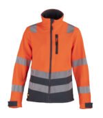 Chaqueta softshell de alta visibilidad para mujer - Imagen 4