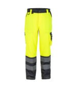 Pantalón bicolor de alta visibilidad clase 2 para hombre