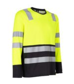 Polera híbrida bicolor reflectante para hombre manga larga - Imagen 2