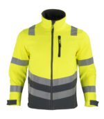 Chaqueta softshell de alta visibilidad para hombre