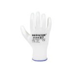 Guantes Resistor Flex 67 con palma de PU blancos