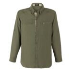 Camisa outdoor verde oliva Kumen