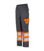 Pantalón bicolor de alta visibilidad clase 1 para hombre - Imagen 3