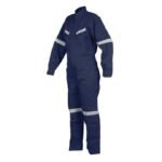 Buzo piloto Kumen de gabardina de algodón azul - Imagen 2