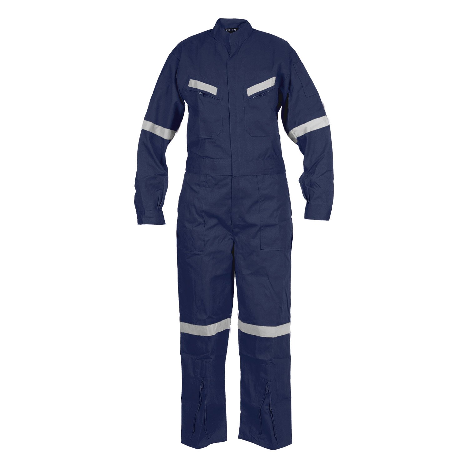 886283-BUZO-PILOTO-GABARDINA-1.jpg Buzo piloto Kumen de gabardina de algodón azul - Imagen 1