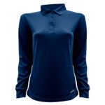 Polera mujer piqué Cooldry azul marino Kumen