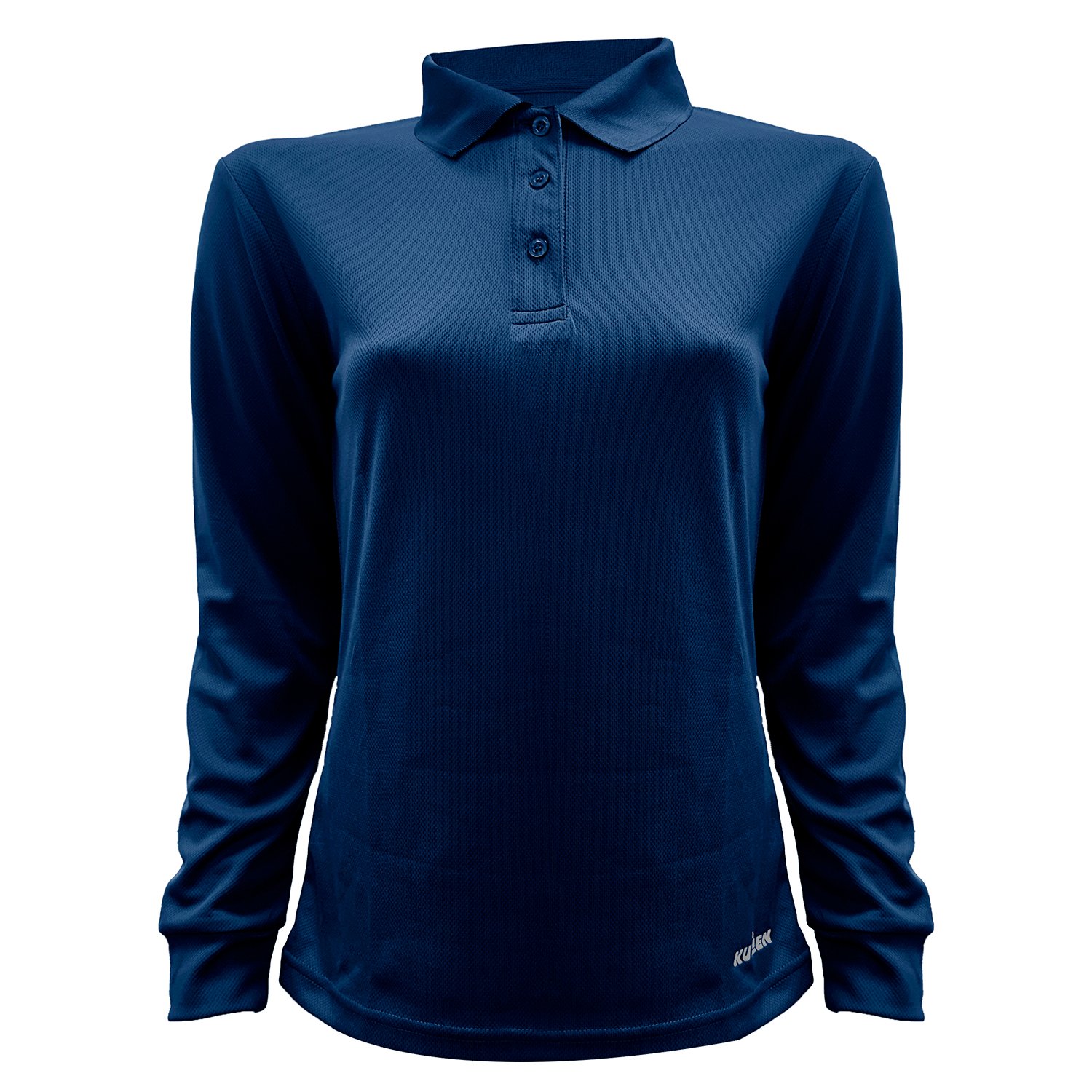 967873-POLERA-1-azul.jpg Polera mujer piqué Cooldry azul marino Kumen - Imagen 1