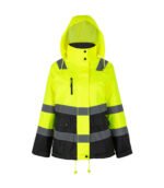 Parka térmica de alta visibilidad para mujer