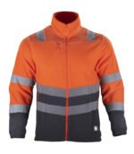 Micropolar bicolor de alta visibilidad clase 2 para hombre - Imagen 4
