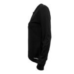 Polera mujer piqué Cooldry negra Kumen - Imagen 2