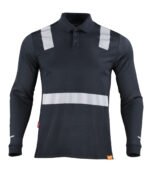 Polera polo híbrida reflectante para hombre manga larga - Imagen 5