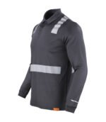 Polera polo híbrida reflectante para hombre manga larga - Imagen 3
