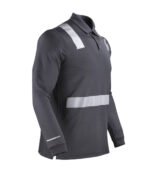 Polera polo híbrida reflectante para hombre manga larga - Imagen 2