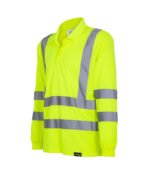 Polera polo DryFit reflectante para hombre manga larga - Imagen 3