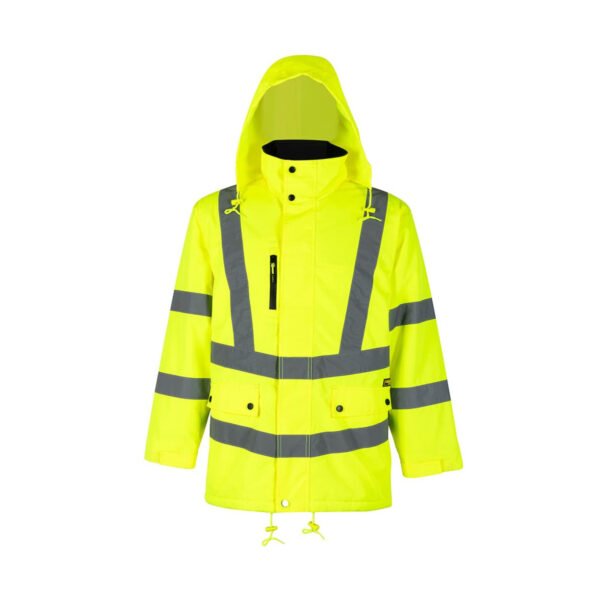Parka térmica de alta visibilidad clase 3 para hombre