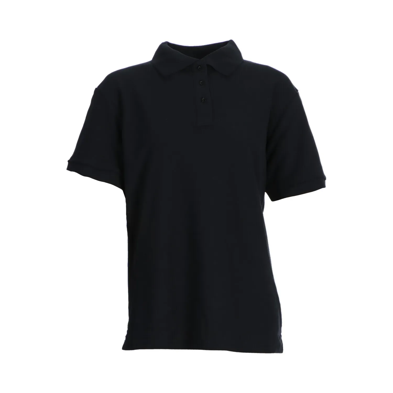 negro.webp Polera piqué Maritex para mujer manga corta 80/20 - Imagen 1